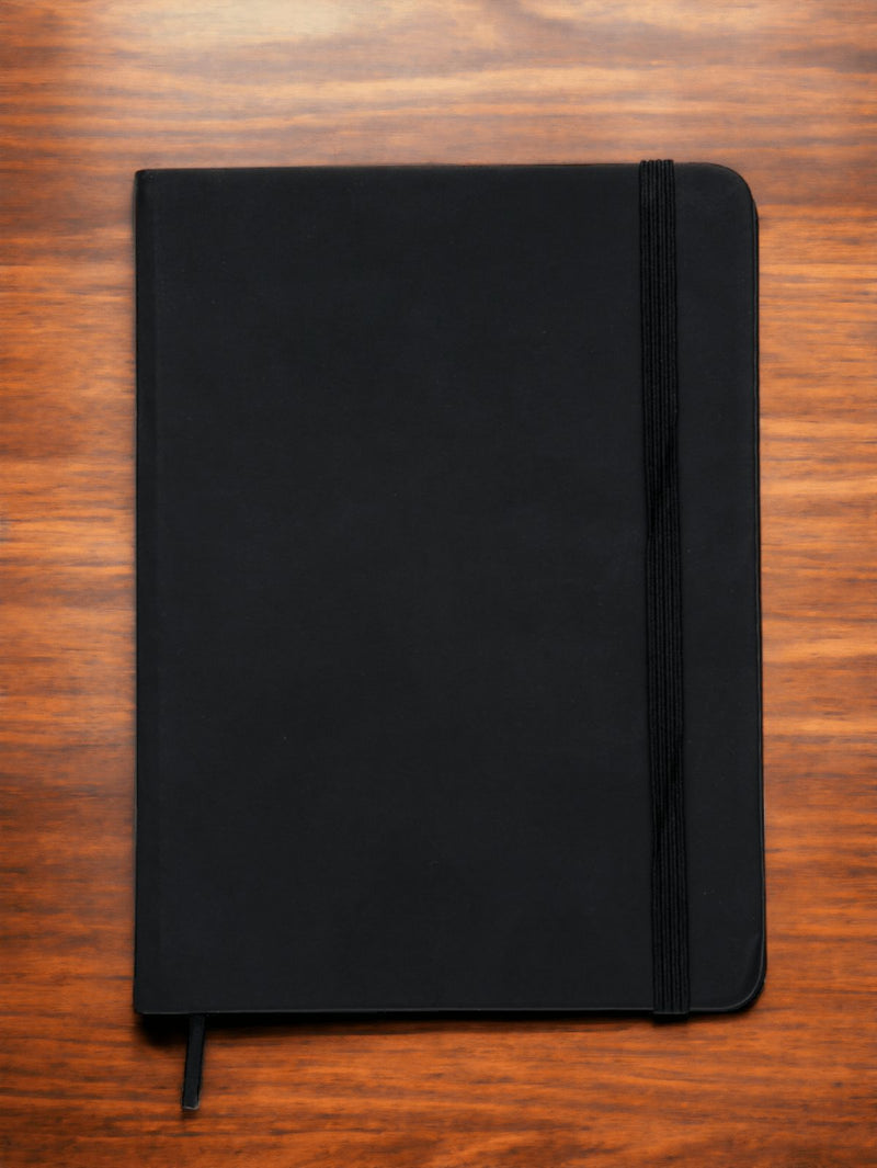 Caderneta sem pauta - A5 - Couro sintético