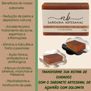 Kit com 3 sabonetes clareadores vegano de Açafrão e Dolomita