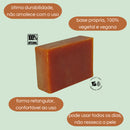 Kit com 3 sabonetes clareadores vegano de Açafrão e Dolomita