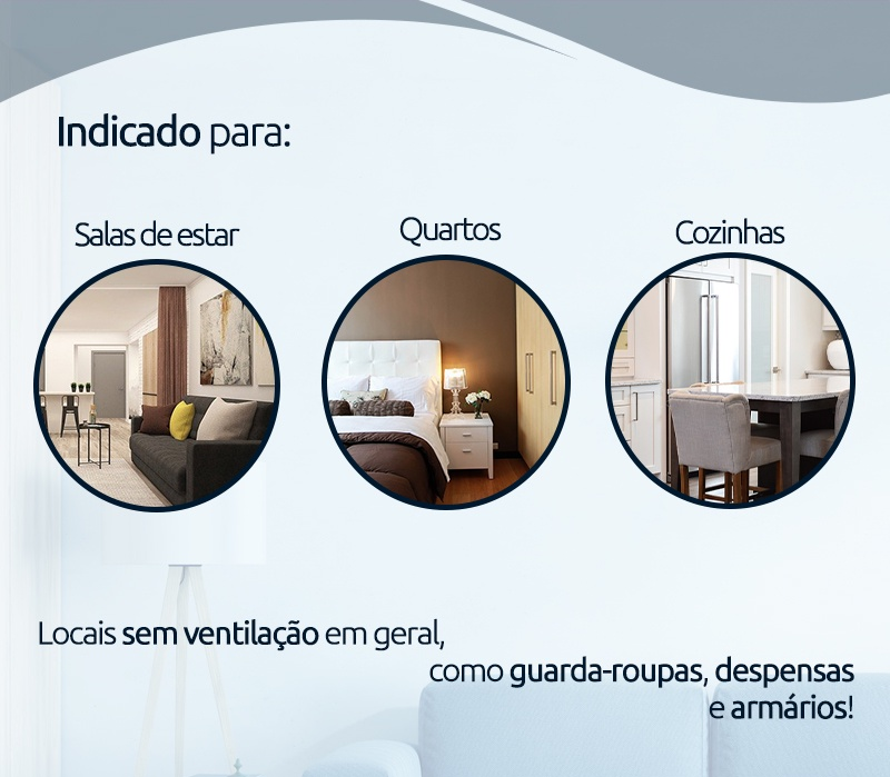 Mini Desumidificador de Ar Elétrico 127-220v Antimofo 500ml Tubrax