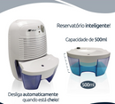 Mini Desumidificador de Ar Elétrico 127-220v Antimofo 500ml Tubrax