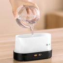 Umidificador de Ar e Difusor de Aroma Efeito Chama 200ml USB