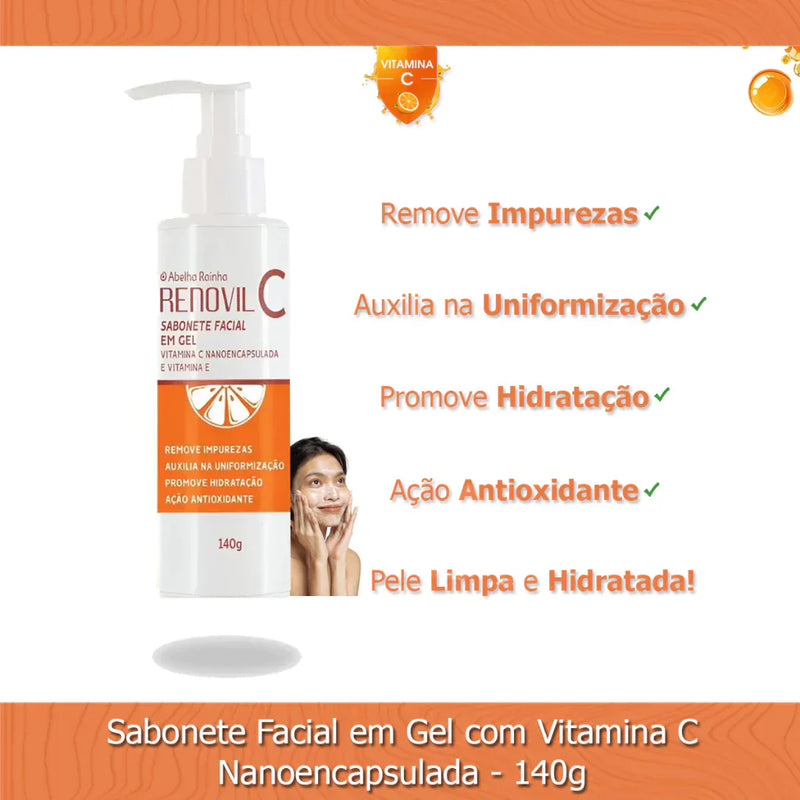 Kit Renovil e Sabonete Facial