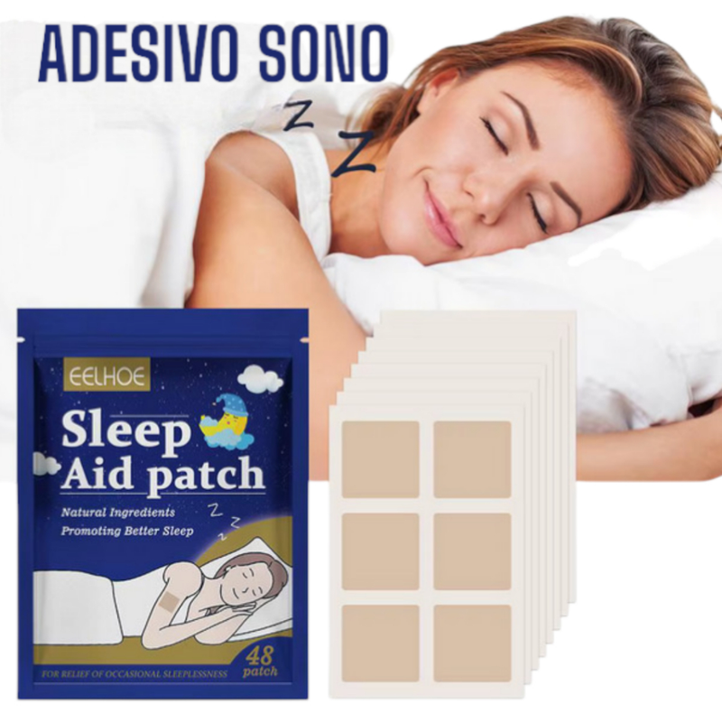 Adesivo Relaxamento Para Sono / Estresse / Irritação / Ansiedade / Com Oleos Essenciais
