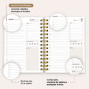 Planner 2026 datado - capa dura