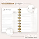 Planner 2026 datado - capa dura