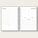 Caderno A5 Pautado - Detalhe em Hotstamp Dourado