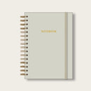 Caderno A5 Pautado - Detalhe em Hotstamp Dourado