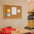 Quadro de cortiça - 90x60 - Avisos, Lembrete e Mural dos sonhos - Organização mental