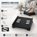 Descanso ergonômico para os pés com efeito relaxante - Trabalhando com paz