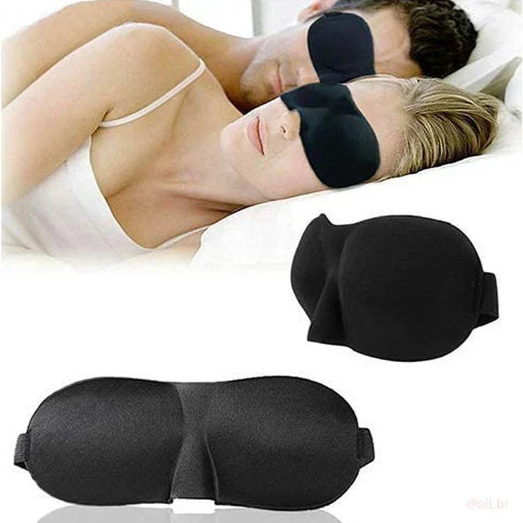 Máscara Ocular 3D Confortável e Opaca