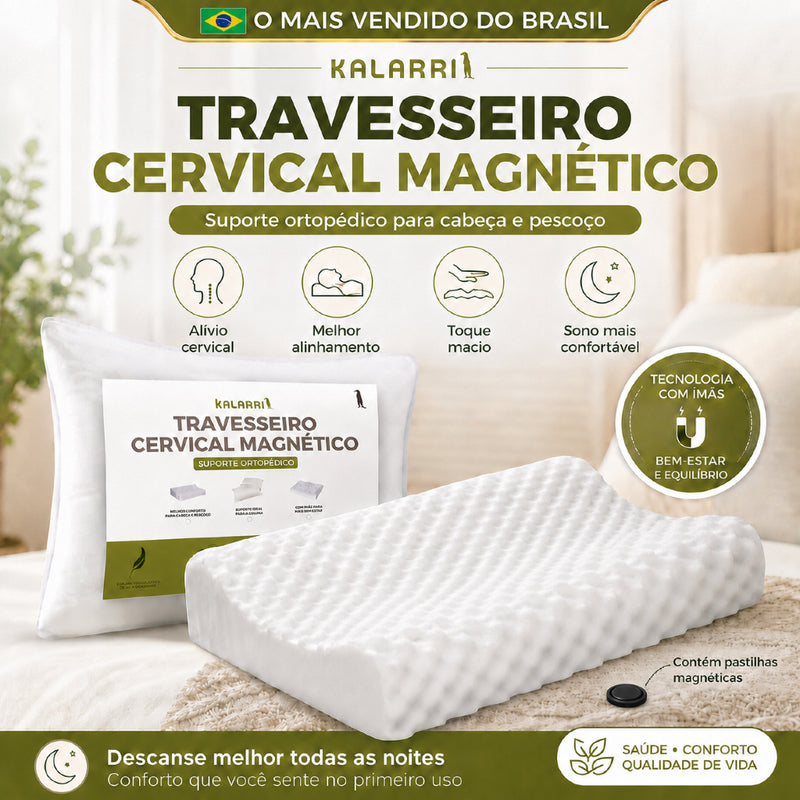 Travesseiro Cervical Ortopédico Vita Mara