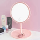 Espelho de Mesa com Luz LED – Redondo ou Quadrado