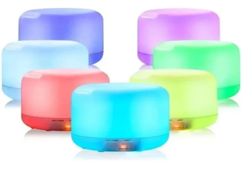 Umidificador Difusor Aromatizador com LED e Controle