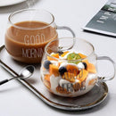 Kit 2 Xícaras de vidro para harmonizar o seu dia