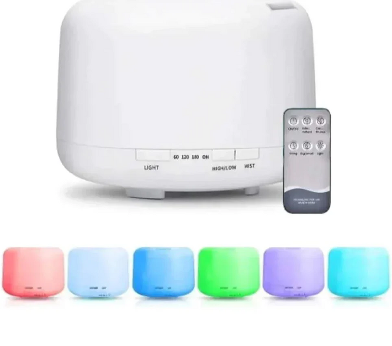 Umidificador Difusor Aromatizador com LED e Controle