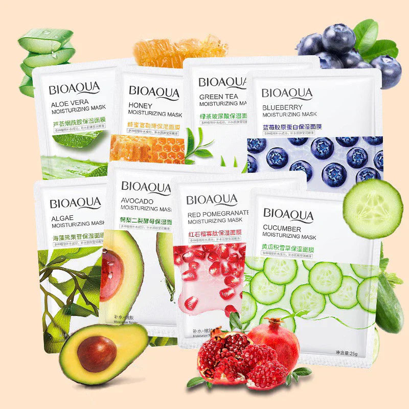 Máscaras Faciais Hidratantes em Gel