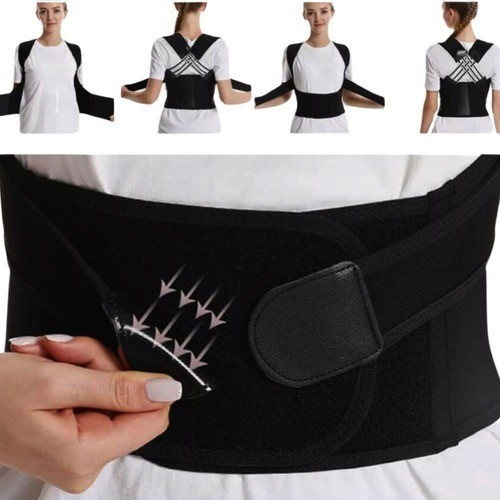 Corretor Postura Colete Cervical Cinta Alinha Coluna Unissex