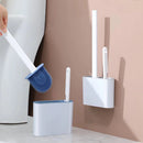 Escova de Silicone para Vaso Sanitário 2 em 1