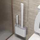 Escova de Silicone para Vaso Sanitário 2 em 1