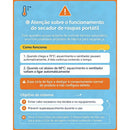 Secador de Roupas Elétrico 600W – 110V ou 220V